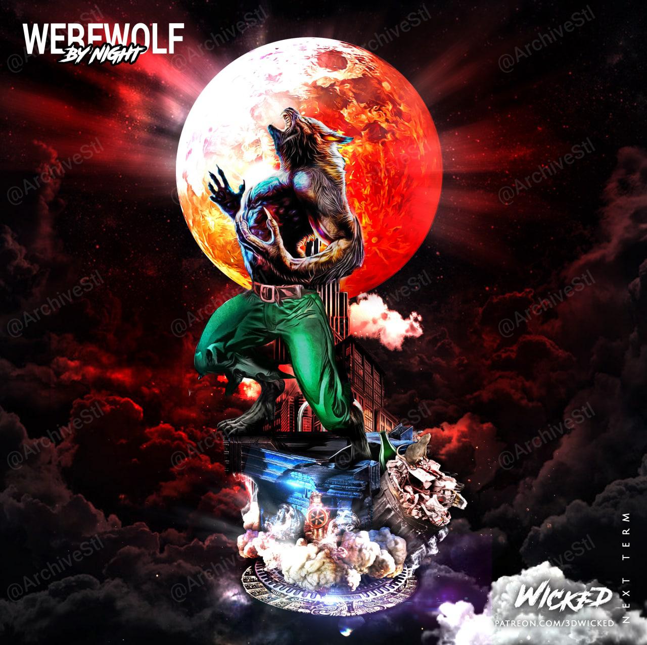 Wicked - WereWolf Statue 365mm (One Piece)
